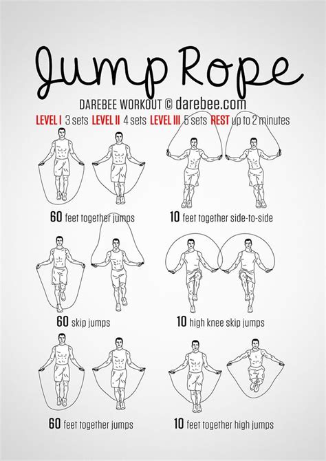Jump Rope Workout Jump Rope Workout Jump Rope Skipping Rope
