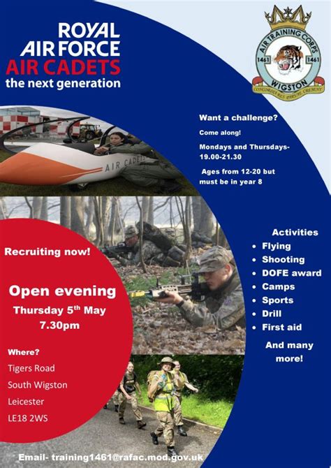 Royal Air Force Air Cadets The Next Generation Broughton Astley