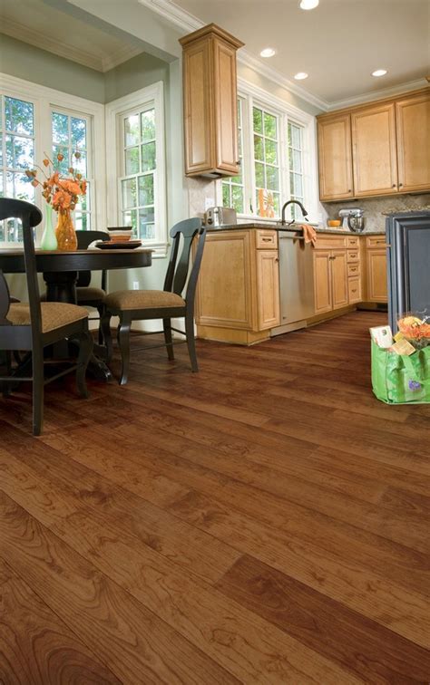Between the spills, splashes, and constant foot traffic, kitchens need floors that are strong enough to endure it all. Image result for kitchen flooring and maple cabinets ...