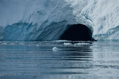 Cave In Ice Cliff In Arctic Ocean Nick Dale Private Tutor