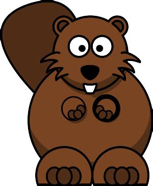 Cartoon Beaver Clip Art At Clker Vector Clip Art Online Royalty
