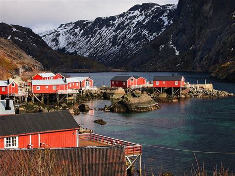 Nusfjord Fishing Village Lofoten Islands Norway Lofoten Islands