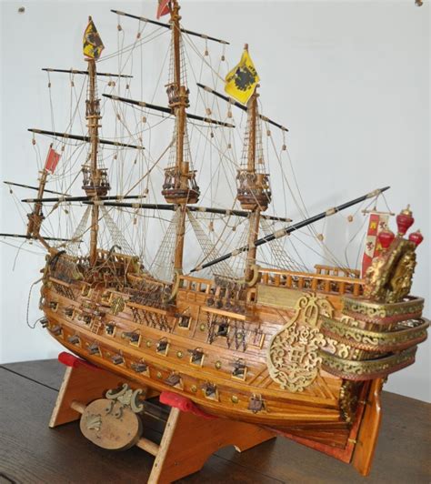 Spanish Galleon Wooden Model Ship