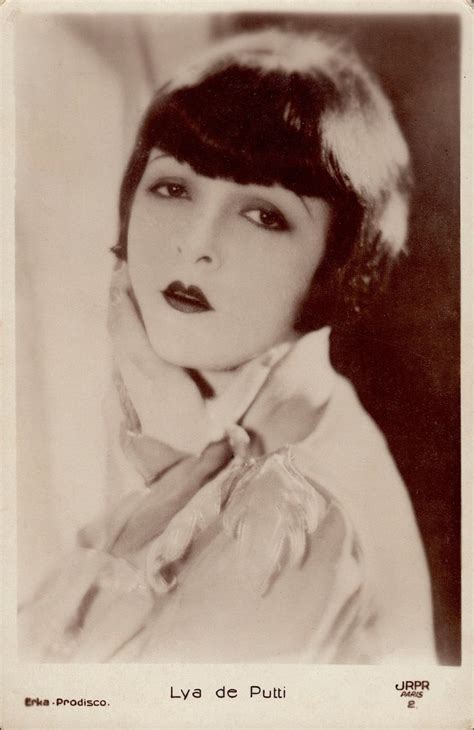 Lya De Putti Silent Screen Flapper Vamp Vintage S Postcard Minkshmink Vintage Postcard
