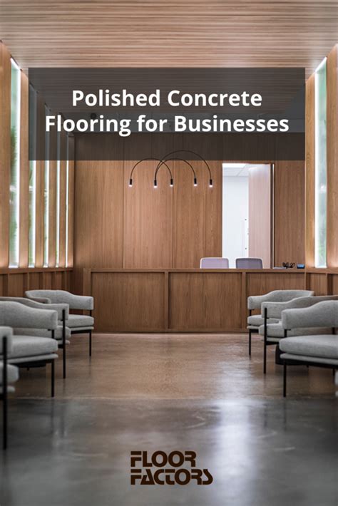 Graphic That Says Polished Concrete Flooring For Businesses By Floor
