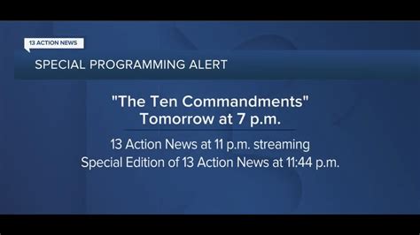 Programming Note Abc Airing The Ten Commandments This Weekend Youtube