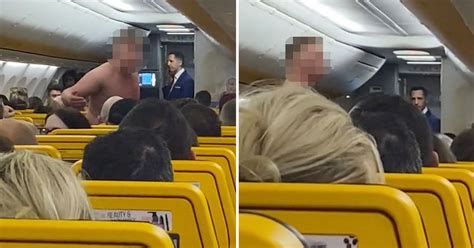 Topless Man Screams At Passengers In Foul Mouthed Rant On Scots Ryanair