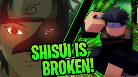 The Au Reborn Shisui Uchiha Experience Anime Unlimited Reborn Roblox Youtube