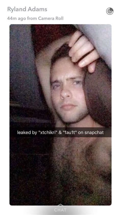 Ryland Adams Snapchat Account Hacked Full Nude Leak Leaked Men