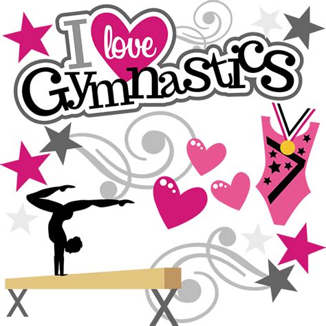 I Heart Gymnastics SVG Gymnastics Svg Files For Scrapbooking Cutting