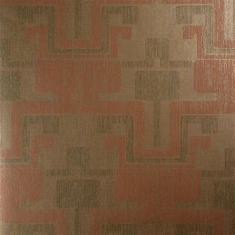 Modern Metallic Geometric Wallpaper Contemporary Wallpaper By