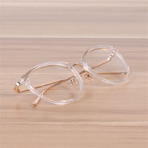 women and men s hot sale pink spectacle frame clear fashion glasses myopia optical frame male