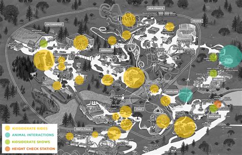 The old country, is a theme park in williamsburg, virginia. Busch Gardens Williamsburg KIDsiderate Spring Map | Busch ...