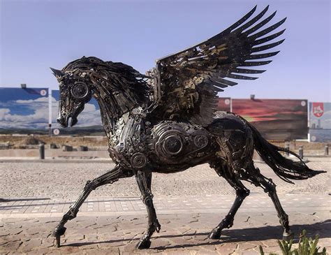 Steampunk Animal Sculptures Made Of Scrap Metal By Hasan