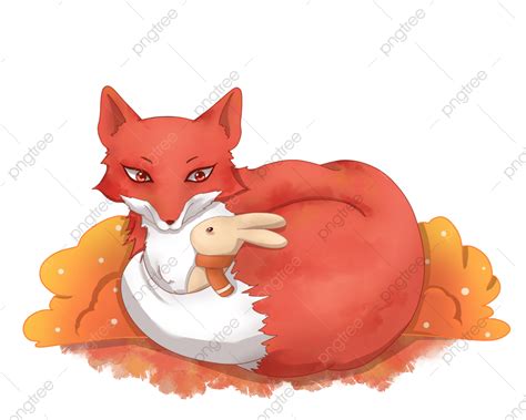 Foxes Png Image Fox And Rabbit Beginning Of Autumn Fall Autumn Png