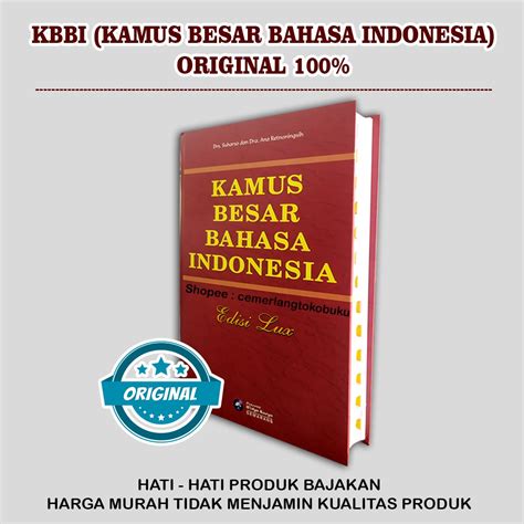 Jual Kamus Besar Bahasa Indonesia Kbbi Kamus Bahasa Indonesia