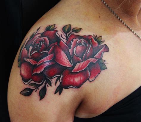 Neo Traditional Roses Tattoo By Kade Mack Tattoo Artist At