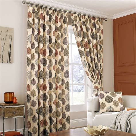 Terracotta Regan Curtain Collection Dunelm Pattern Curtains Living