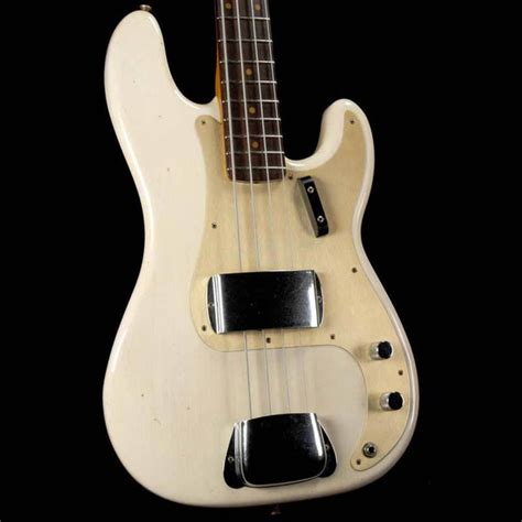 Fender Custom Shop 59 Precision Bass Relic Aged White Blonde The