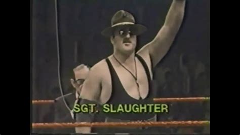 Sgt Slaughter Vs Sd Jones Championship Wrestling April 23rd 1983 Youtube