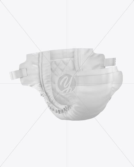 Download Diaper Mockup in Object Mockups on Yellow Images Object ...