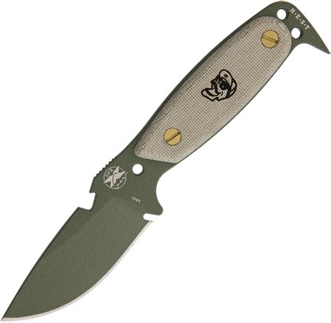 Dpx Gear Hest Original 75 Od Green 1095 High Carbon Steel Fixed Knif