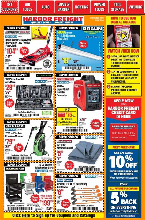 Harbor Freight Tools Weekly Ad Nov 01 30 Ad And Deals
