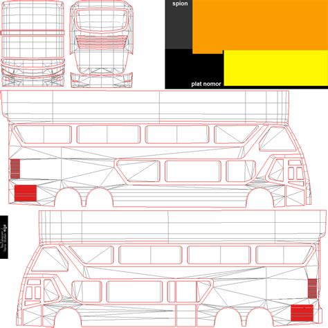 Bus simulator indonesia bus : Template Bus Simulator Bimasena Sdd Anime - 30 Livery ...