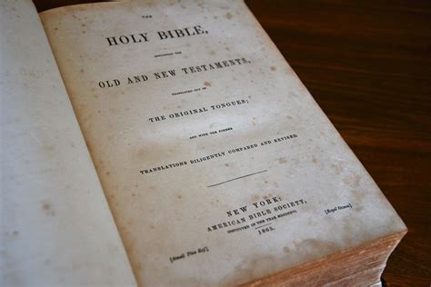 Oh So Amazing Vintage Bible From 1865 Etsy