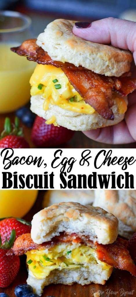 Bacon Egg And Cheese Biscuit Sandwich Video Butter Your Biscuit