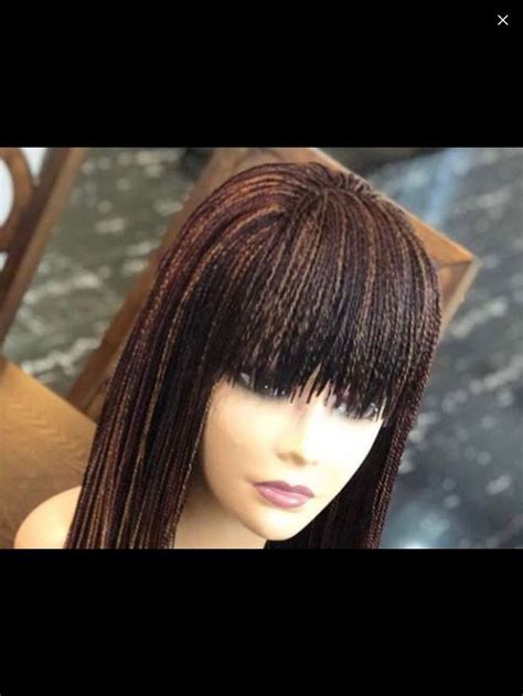 Braided Wig Fringemade To Order Chose Your Color And Lengththe