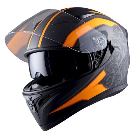 1storm Motorcycle Full Face Helmet Street Bike Dual Visorsun Shield