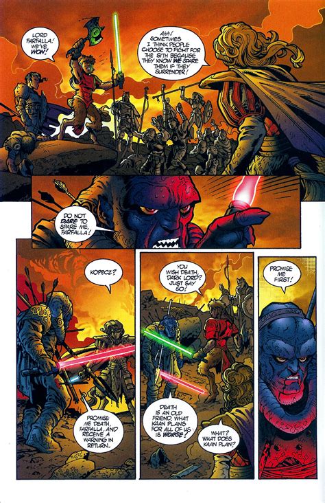 Read Online Star Wars Jedi Vs Sith Comic Issue 6