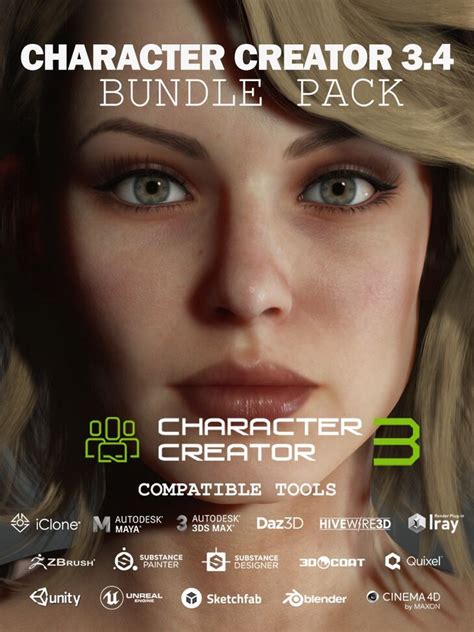 Reallusion Character Creator 34 Bundle Pack Win Render State