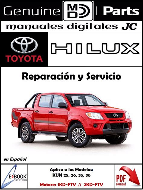 Manual Taller Toyota Hilux 5985 En Mercado Libre