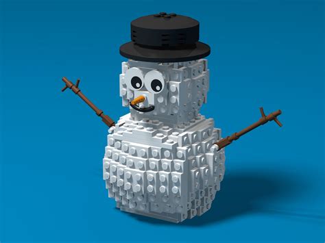 Snowman Lego Creations Lego Art Lego