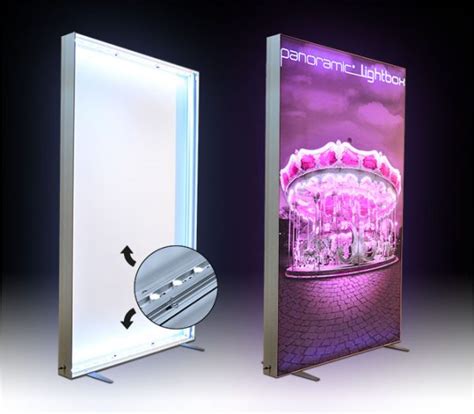 Free Standing Double Sided Or Wall Mounted Light Box Kd180 Light