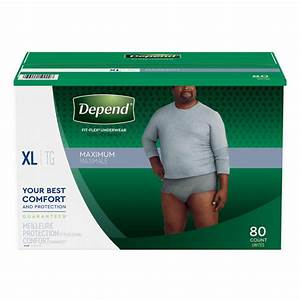 Depend Fit Flex Disposable For Men Fragrance Free Extra
