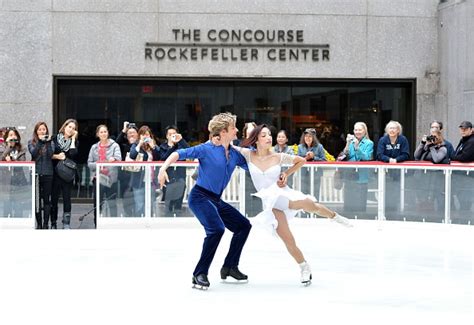 Olympic Gold Medalists Meryl Davis And Charlie White Perform First