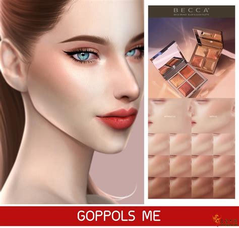 Goppols Me的妆容分享 模拟人生4 综合区 三宫六院 模拟人生模拟人生3模拟人生4模拟市民