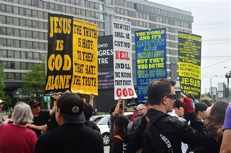 Religious Protesters Showed Up In Toronto To Complain About Anime North