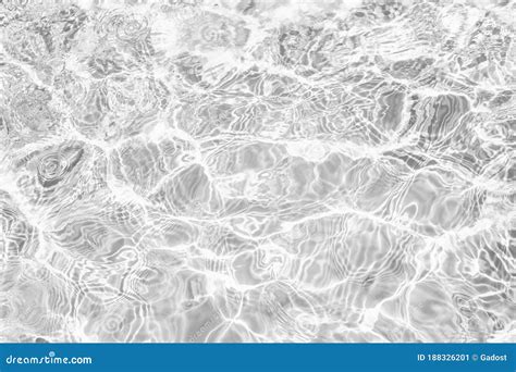 Desaturated Transparent Clear Rough Water Surface Texture Stock Image