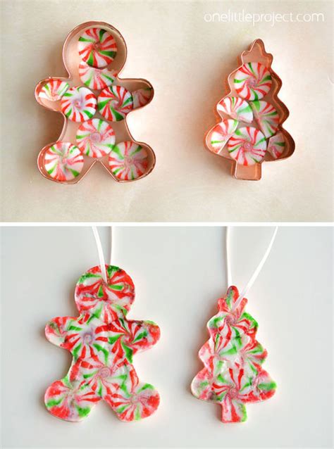 Melted Peppermint Candy Ornaments Christmas Candy Ornaments Candy