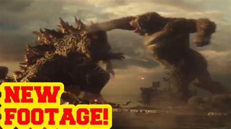 Godzilla Vs Kong New Aircraft Carrier Footage First Look Youtube