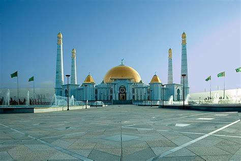 Kipchak Mosque Turkmenistan Ashgabat 01 Moschee Schöne moscheen