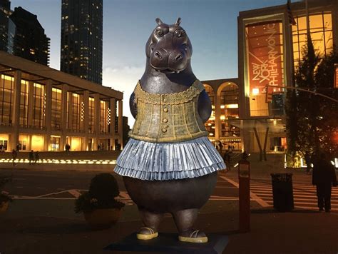 Fantasia Meets Degas In New Nyc Hippo Ballerina Statue Your Classical