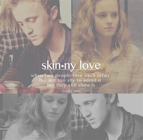 Dramione Is Skinny Love Harry Potter Imagines Dramione