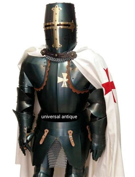 Medieval Knight Templar Armour Suit Knight Warrior Full Body Armour
