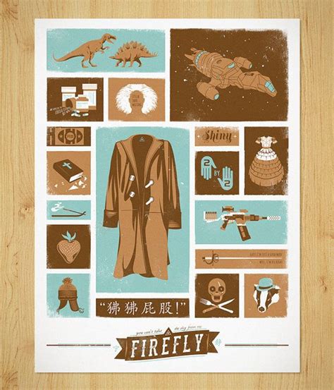 Firefly Poster Serenity Art Print Sci Fi Joss Whedon Geek Wall Etsy