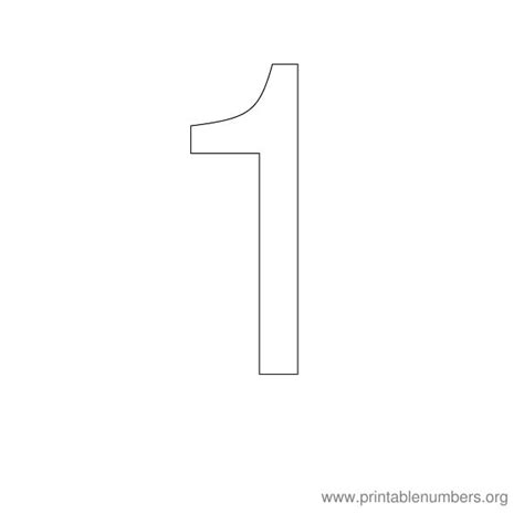 In this multiplication table users can find the basic multiplications of numbers. 7 Best Images of Printable Numbers 1-10 - Large Printable Numbers 1 10, Printable Stencil ...